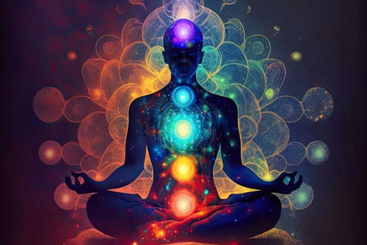 chakra energy centers going up spine