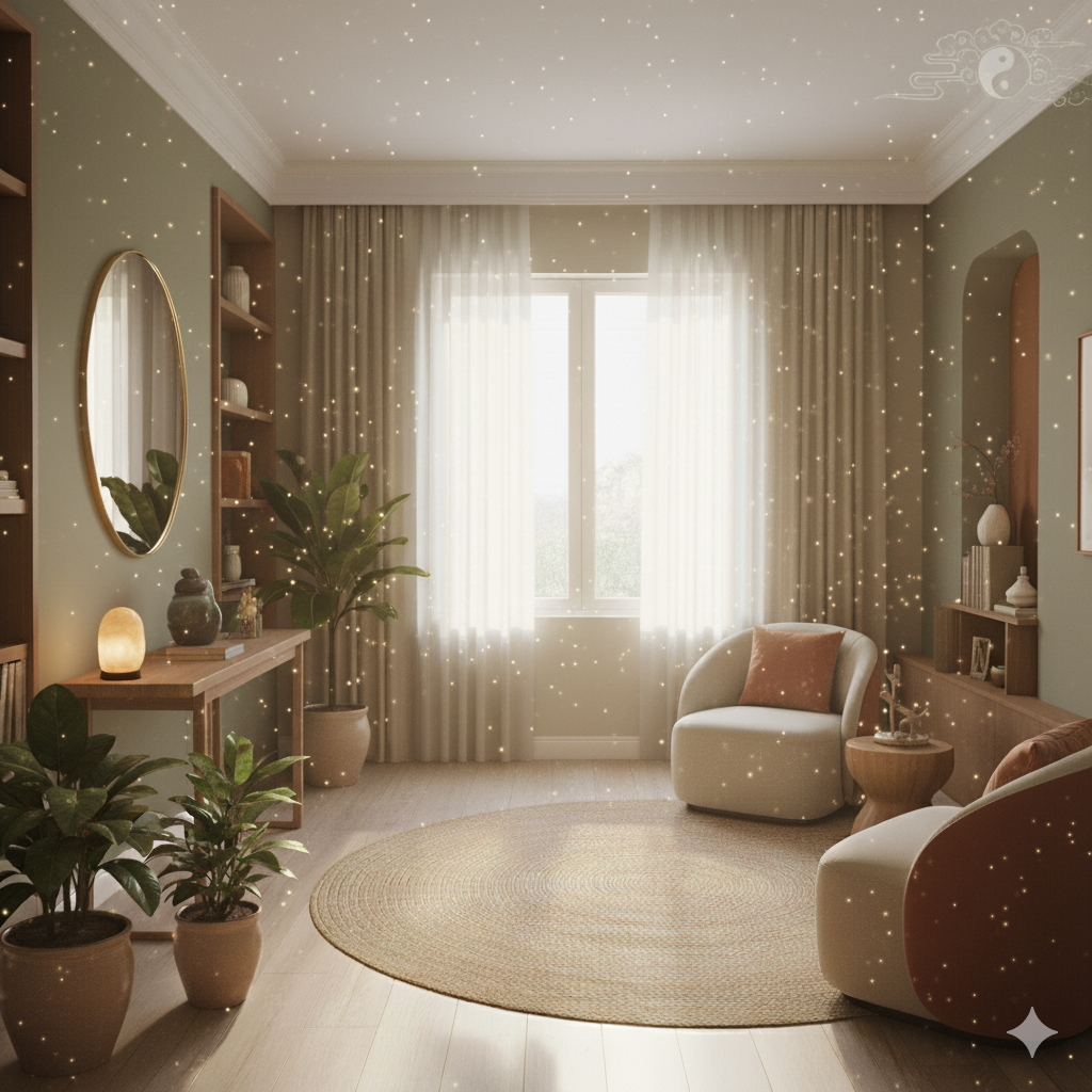 energized room with feng shui